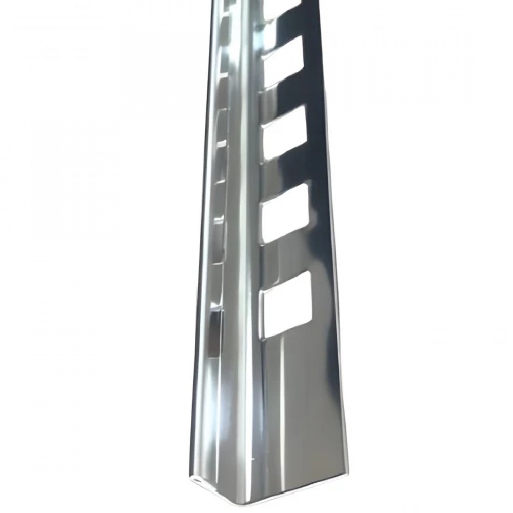 Profil colt exterior drept 10mm crom lucios