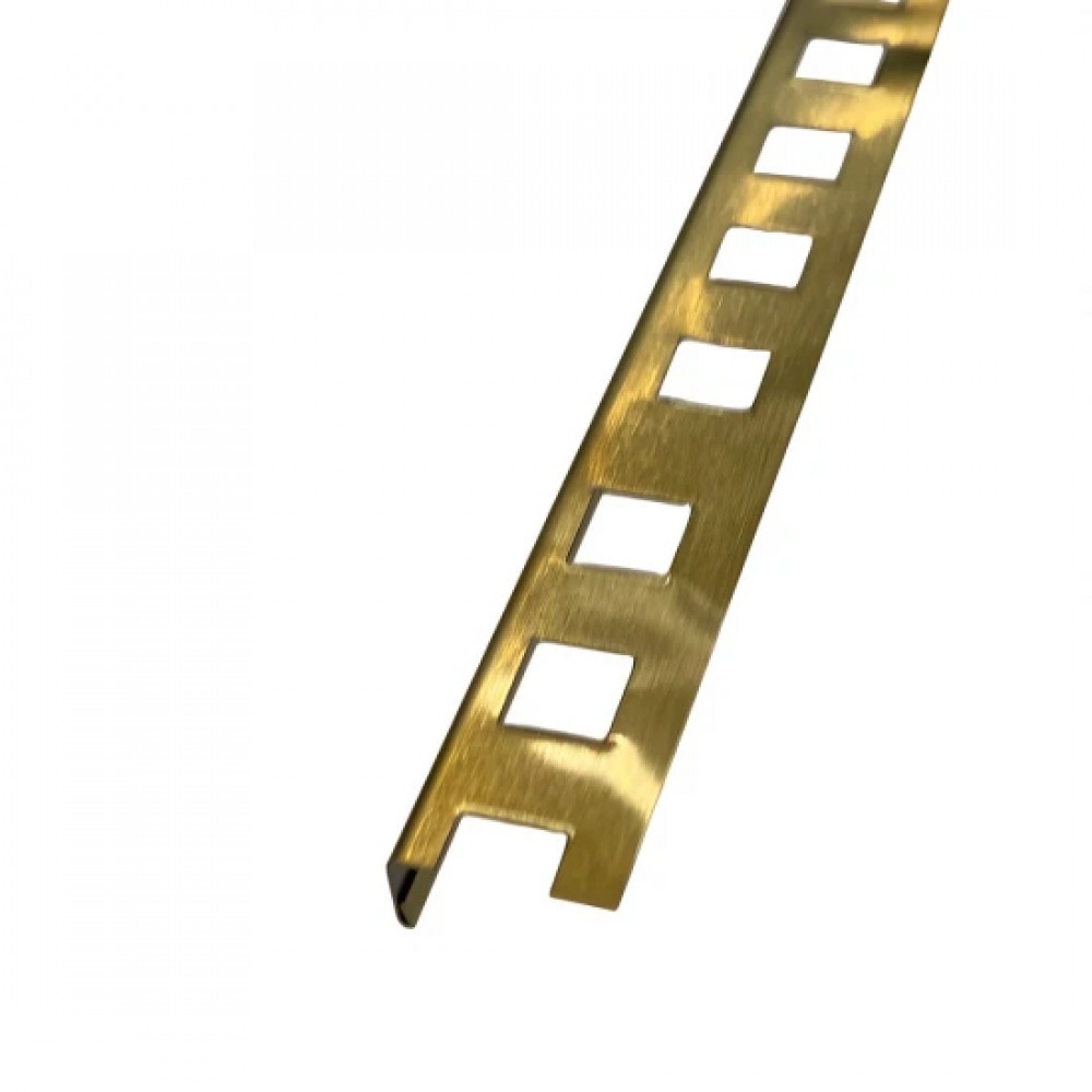 Profil colt exterior drept 10mm auriu mat