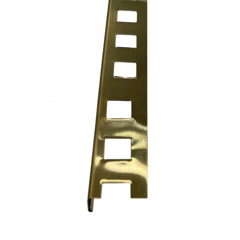 Profil colt exterior drept 10mm auriu mat