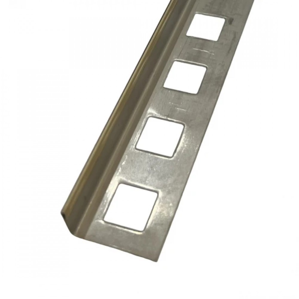 Profil colt exterior drept 10mm auriu lucios