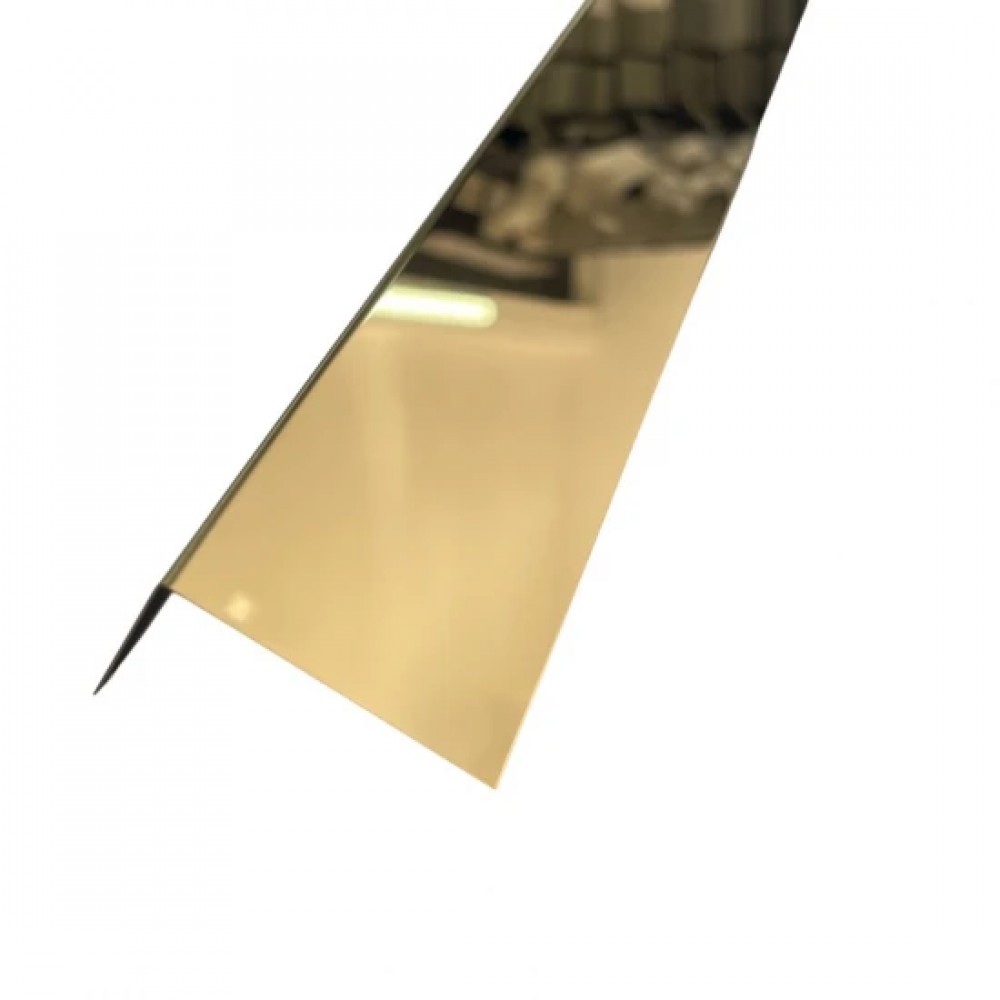 Profil L auriu lucios 50X50mm