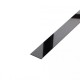 Profil platbanda autoadeziva inox negru oglinda 30x0.6x2700 mm