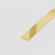 Platbanda din inox auriu brush 30x0.6x2700 mm