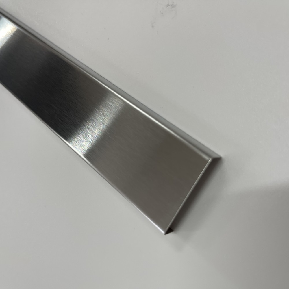 Profil Decorativ U Inox Crom Brushed - 2,7m x 15mm x 9mm