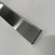 Profil Decorativ U Inox Crom Brushed - 2,7m x 15mm x 9mm