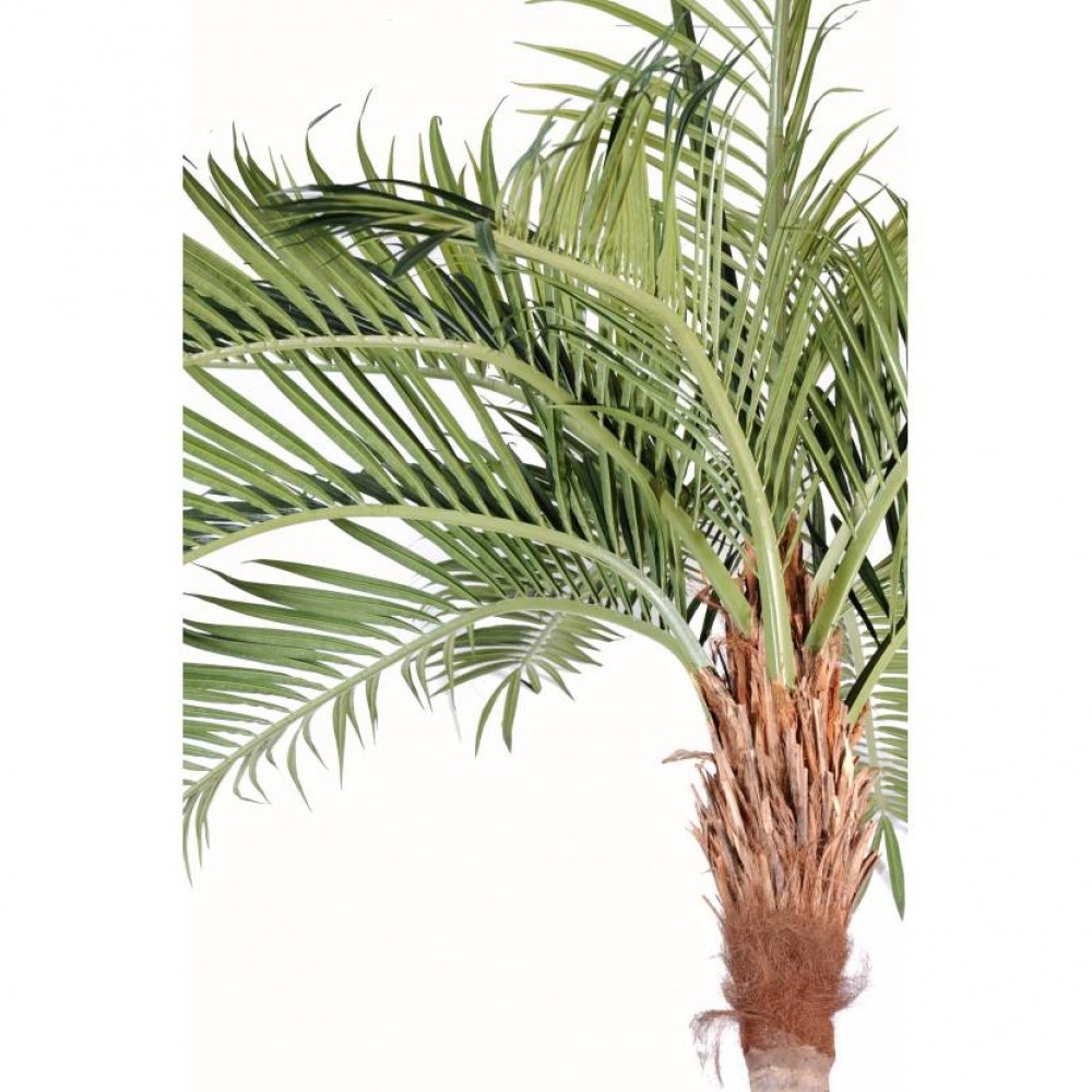 Arbore  de cocos artificial verde curbat 270 cm