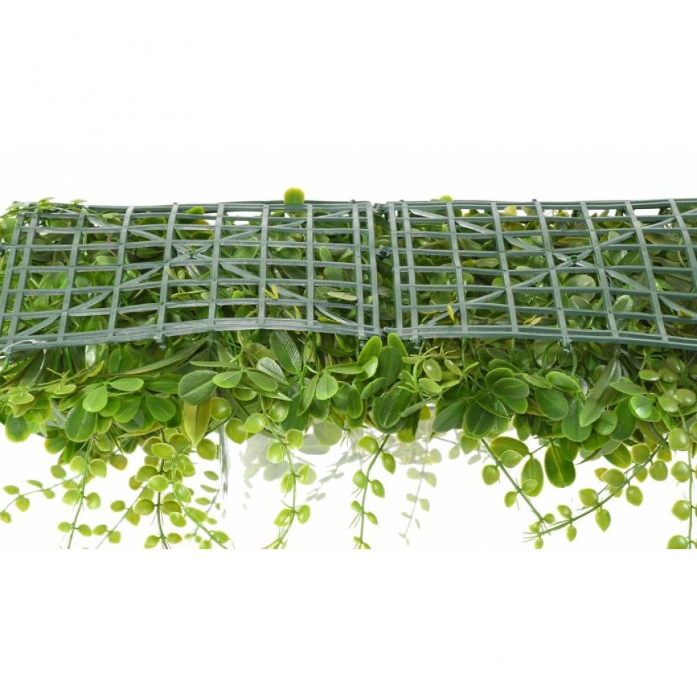 Panou de perete artificial verde 50x50