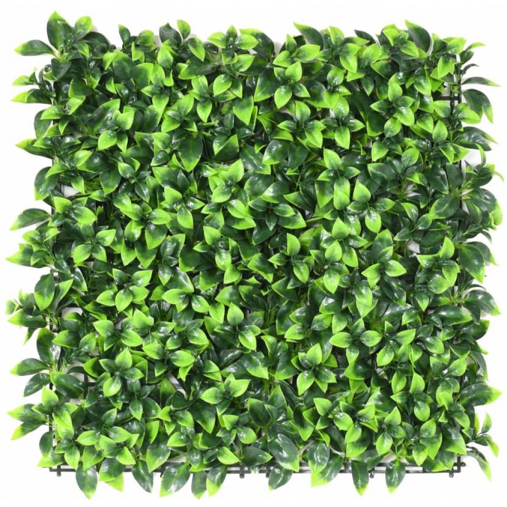 Panou de perete artificial verde 50x50