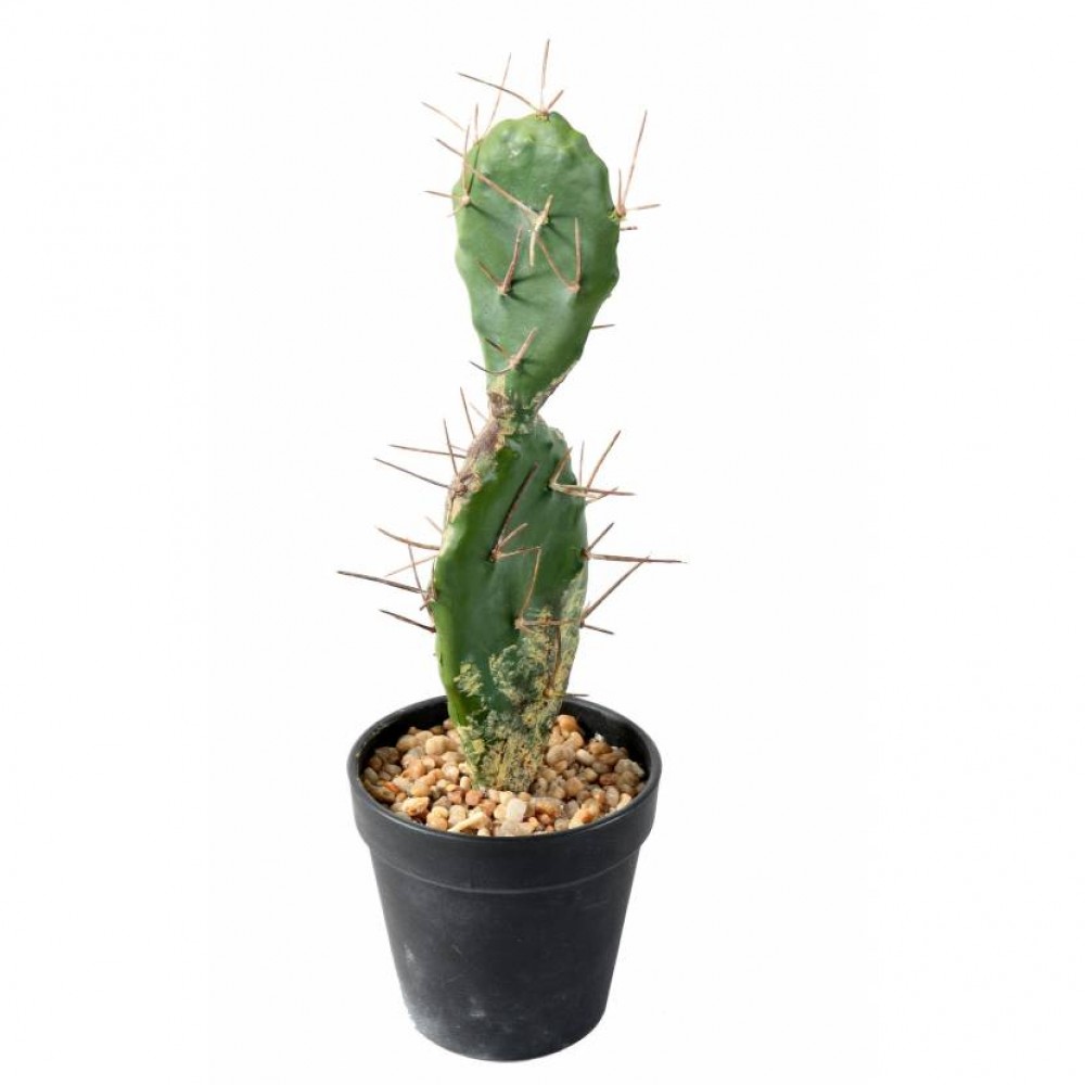 Ghiveci cactus artificial verde 34 cm