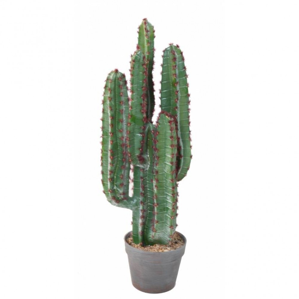 Ghiveci cactus artificial verde 77 cm