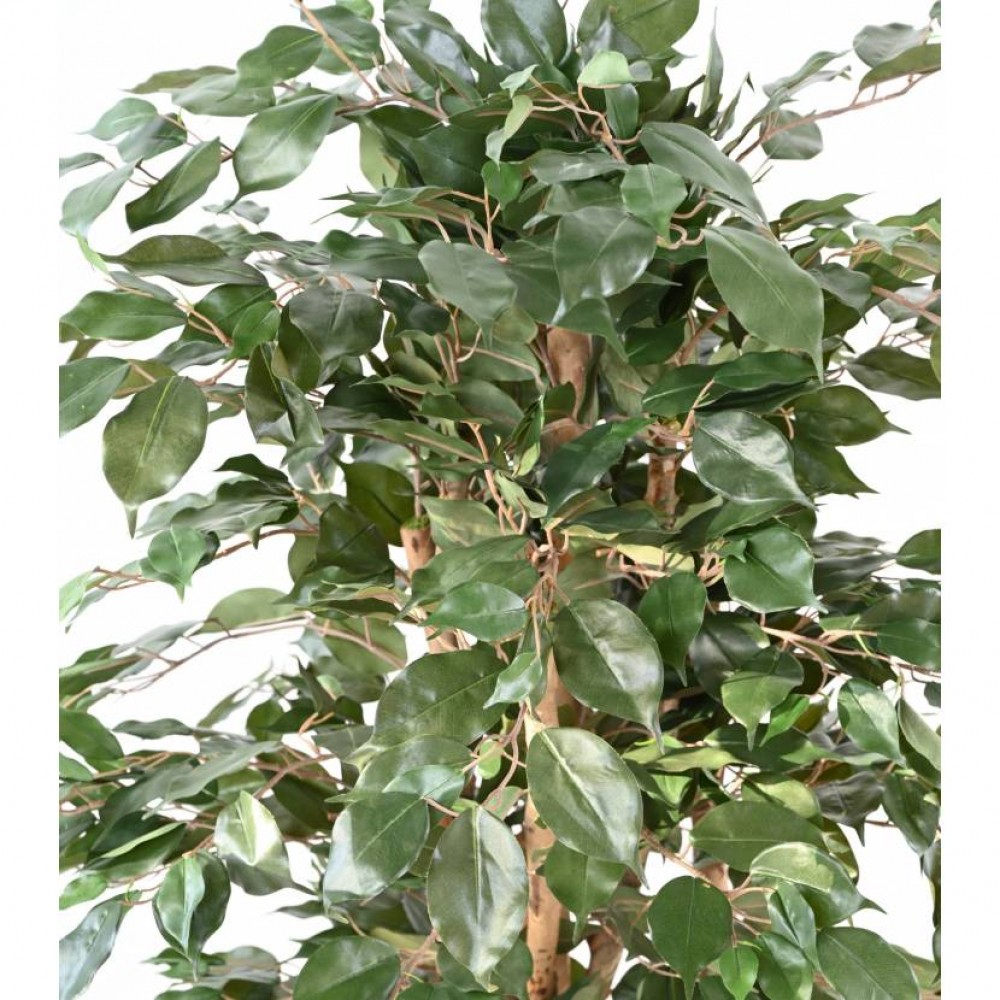 Ghiveci Ficus Benjamina artificial verde 150 cm