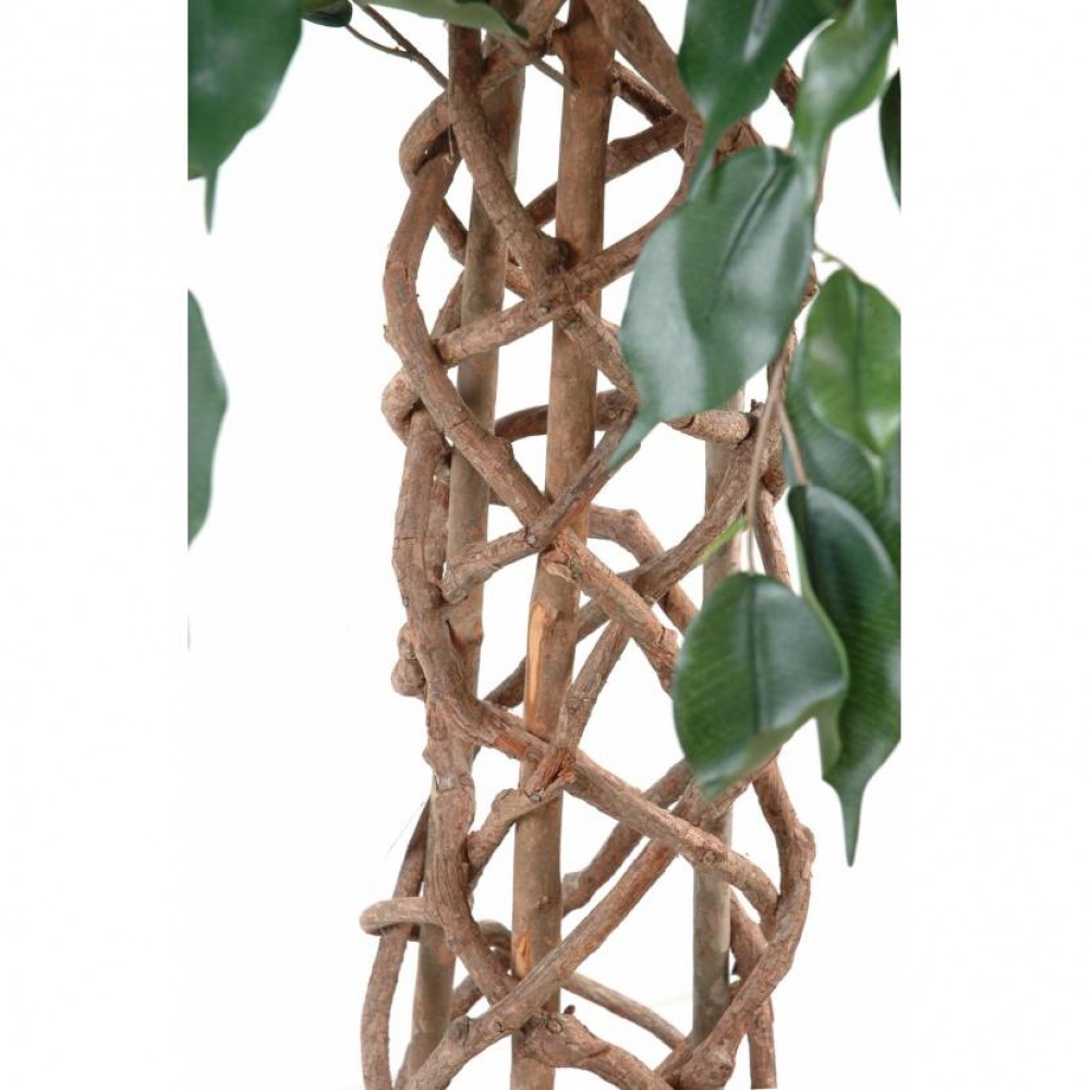 Ghiveci Ficus artificial Ficus Cage verde 140 cm