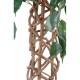 Ghiveci Ficus artificial Ficus Cage verde 140 cm