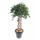 Ghiveci Ficus artificial Ficus Cage verde 140 cm