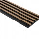 Riflaj decorativ din polimer maro L0106