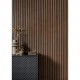 Riflaj decorativ din polimer maro inchis L0204