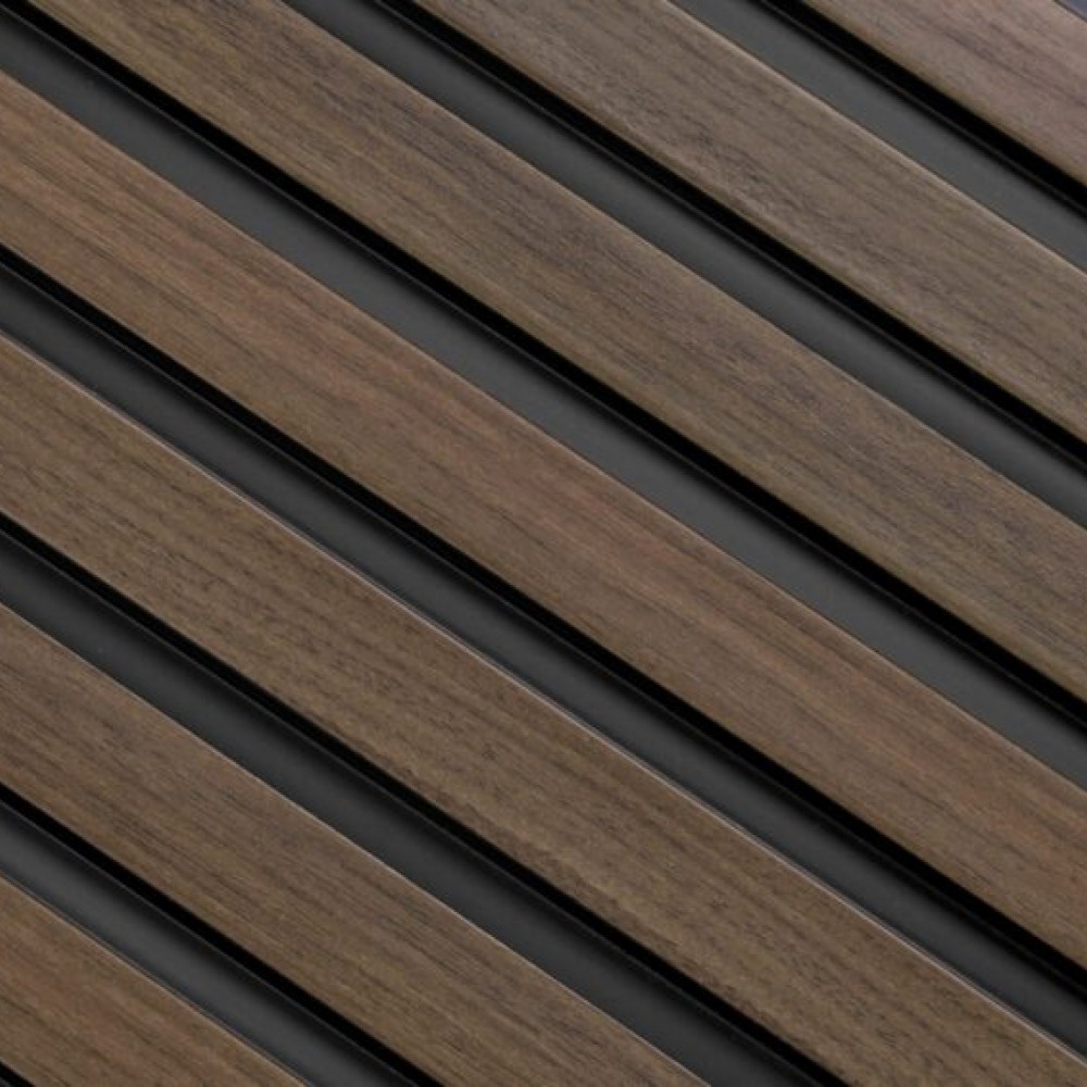 Riflaj decorativ din polimer maro inchis L0204