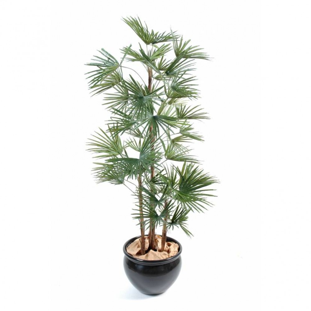 Ghiveci Livistonia artificială verde 140 cm