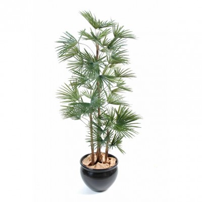 Ghiveci Livistonia artificială verde 140 cm