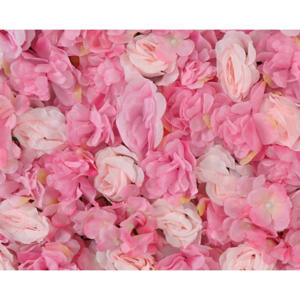 Panou de perete flori roz artificiale 40x60