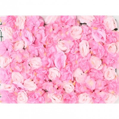 Panou de perete flori roz artificiale 40x60