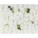 Panou de perete din flori artificiale albe 40x60 Panou de perete din flori artificiale albe 40x60