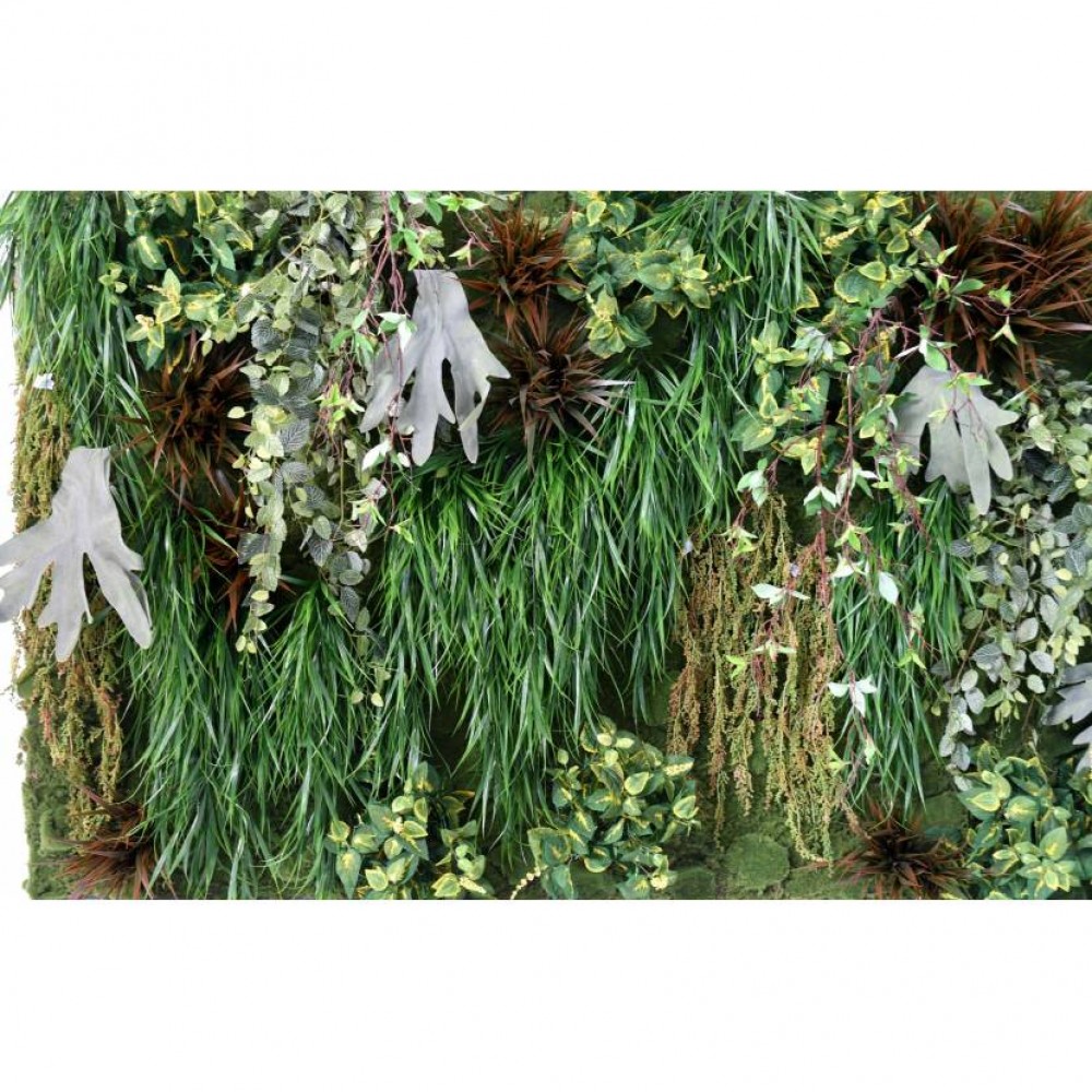 Panou Cascadă artificială de plante verzi 130 cm