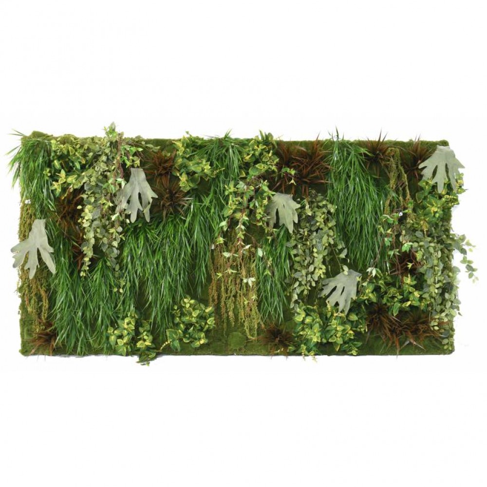 Panou Cascadă artificială de plante verzi 130 cm