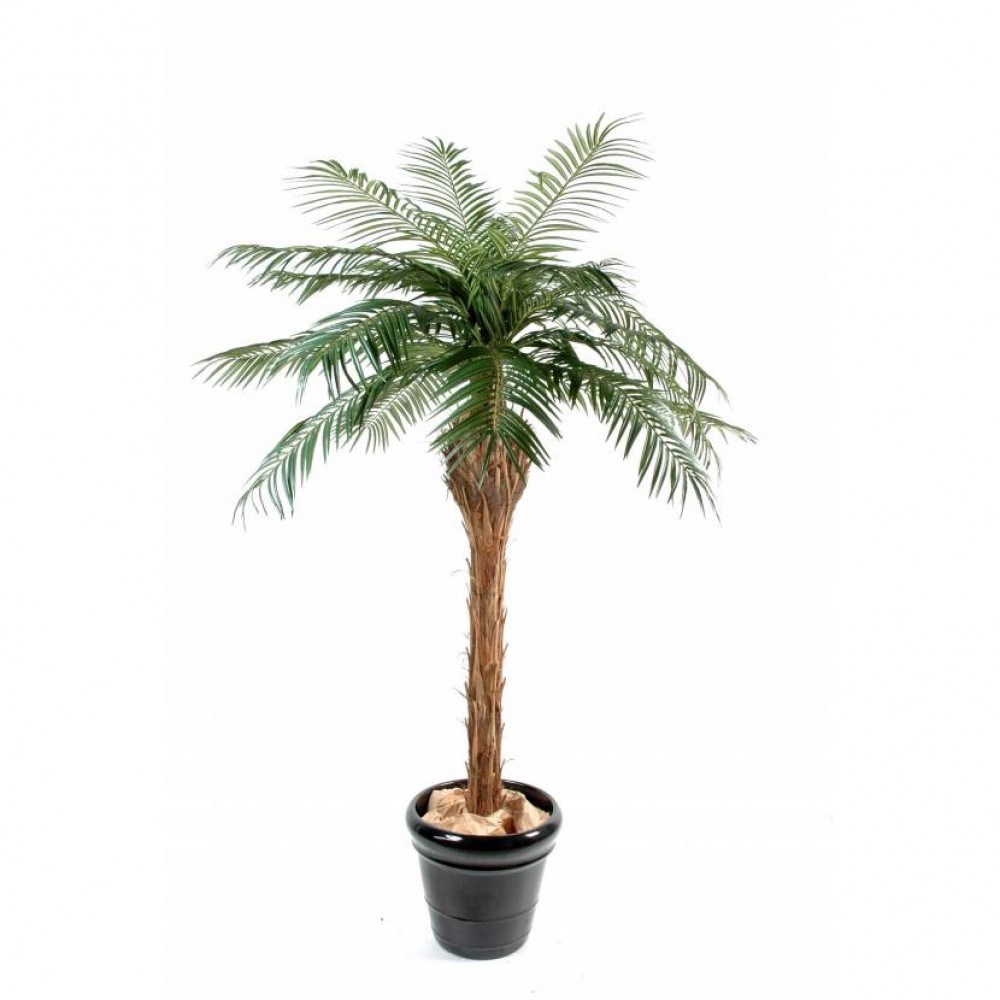 Ghiveci palmier Phoenix artificial verde 150 cm