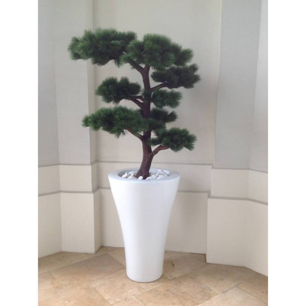 Ghiveci Pin bonsai verde artificial 220cm