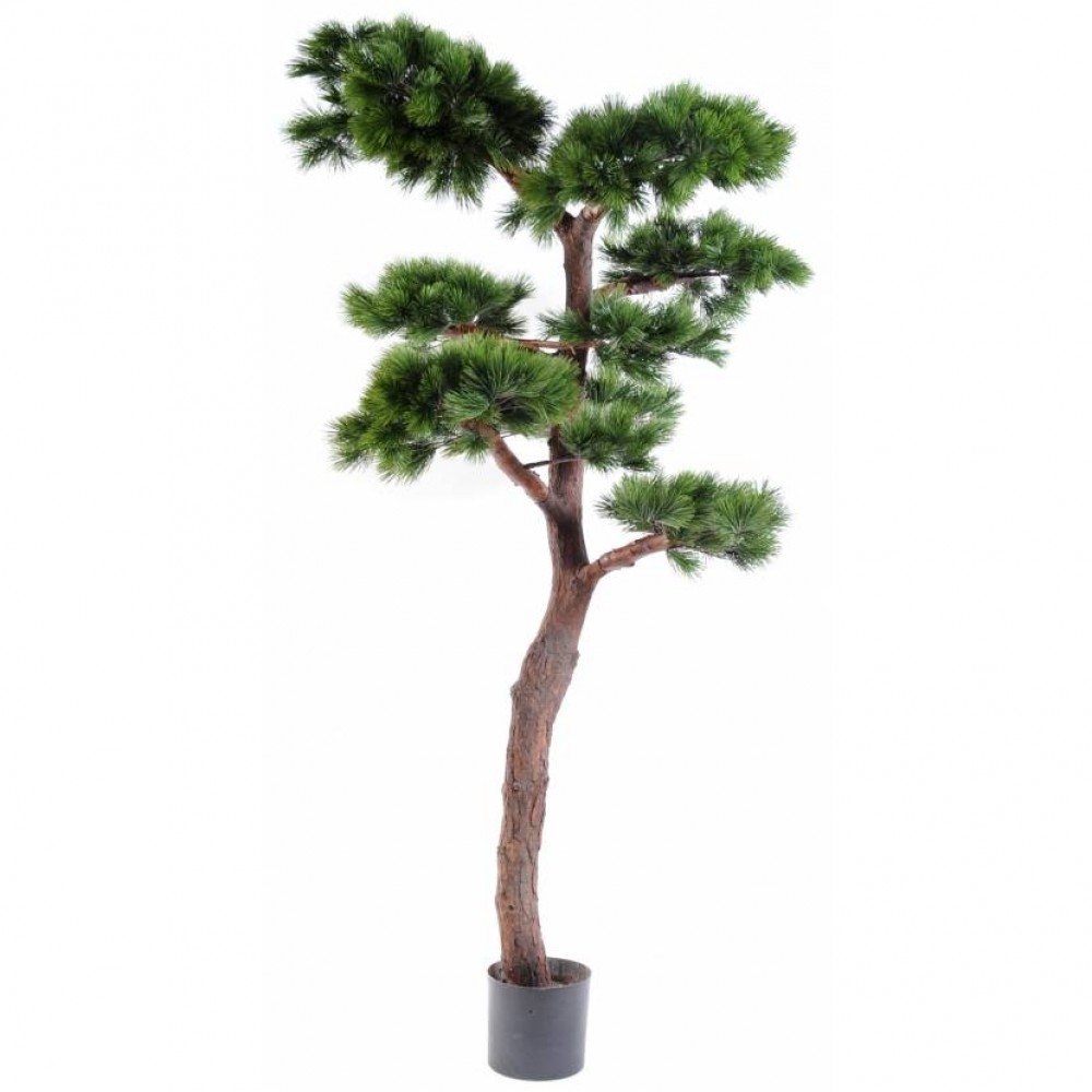 Ghiveci Pin bonsai verde artificial 220cm