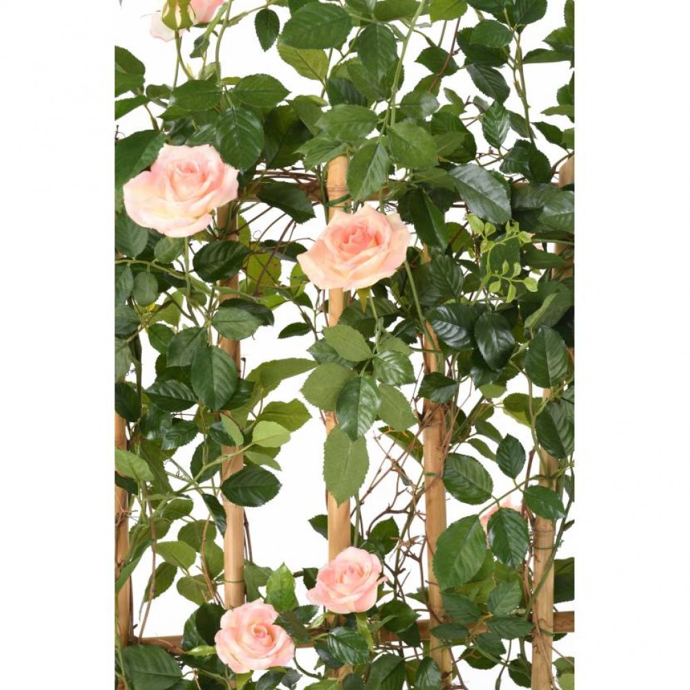 Tufa artificiala de trandafiri Royal palisade mare roz deschis 160 cm