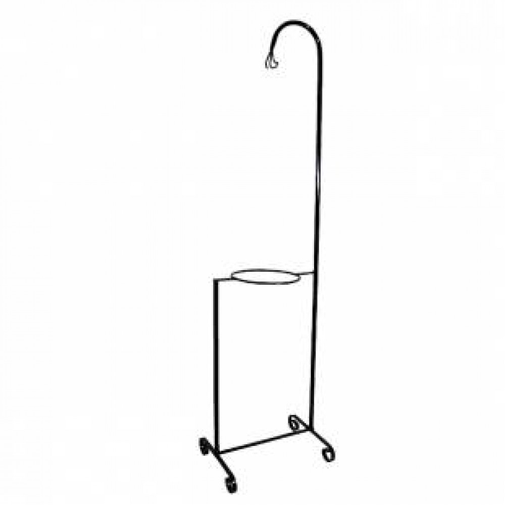 Trepied metalic negru pentru eveniment  40x150cm