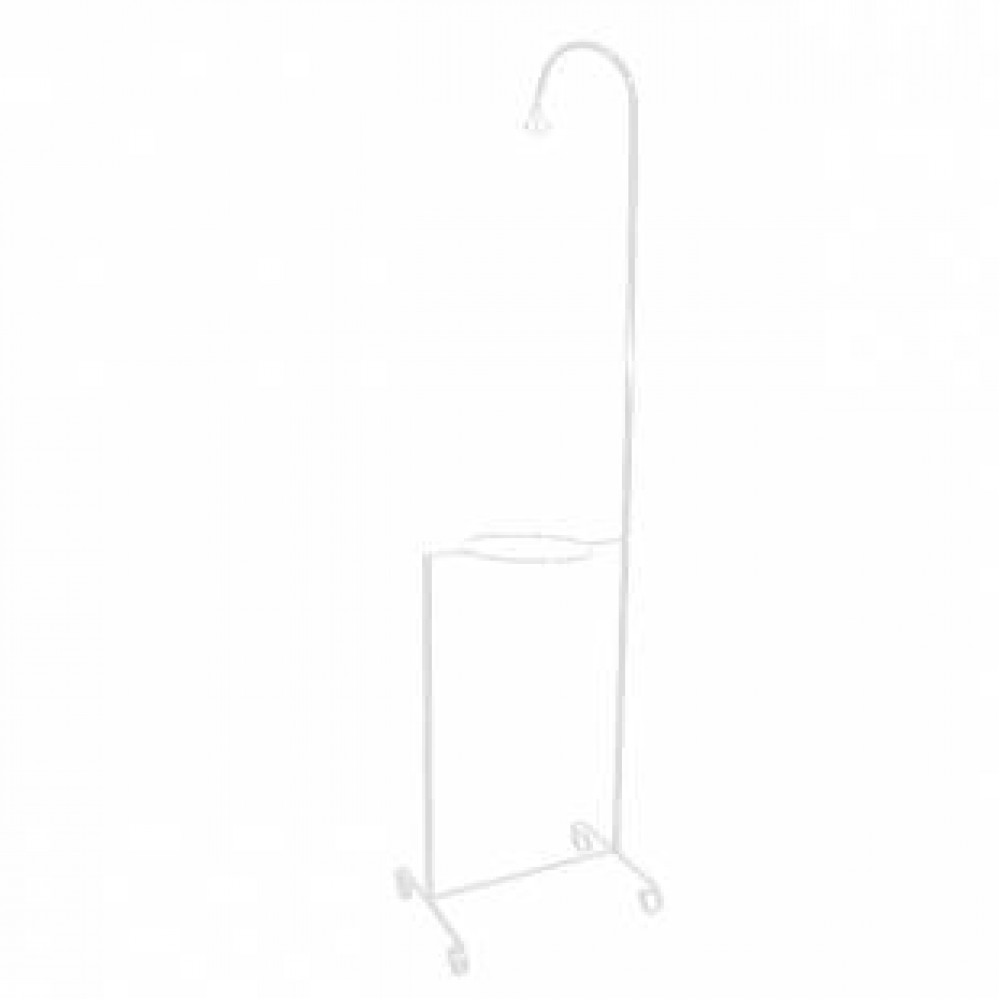 Trepied metalic alb pentru eveniment  - 40x150cm