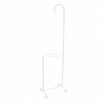 Trepied metalic alb pentru eveniment  - 40x150cm