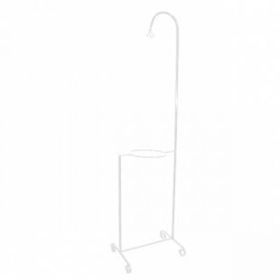 Trepied metalic alb pentru eveniment  - 40x150cm