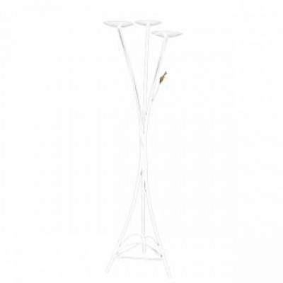 Trepied de baza pentru eveniment alb din metal  - Y137cm