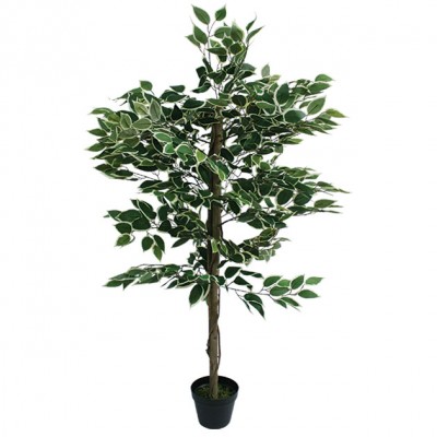 Arbore benjamin bicolor in ghiveci artifical 120cm 