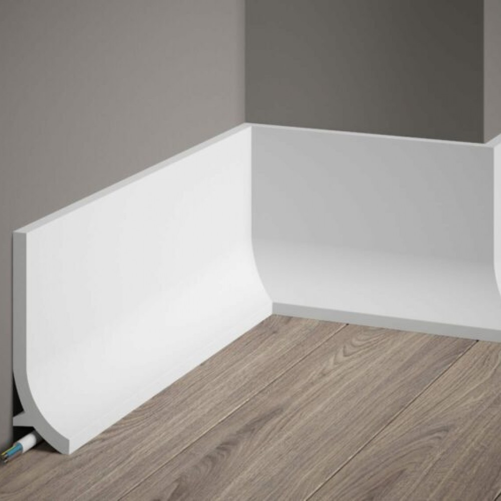 Plinta plina decorativa polimer rigid  QS011