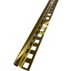 Profil colt exterior patrat 12mm auriu lucios 