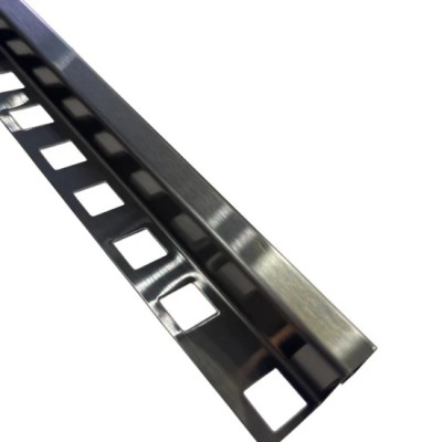 Profil colt exterior patrat 12mm negru mat 