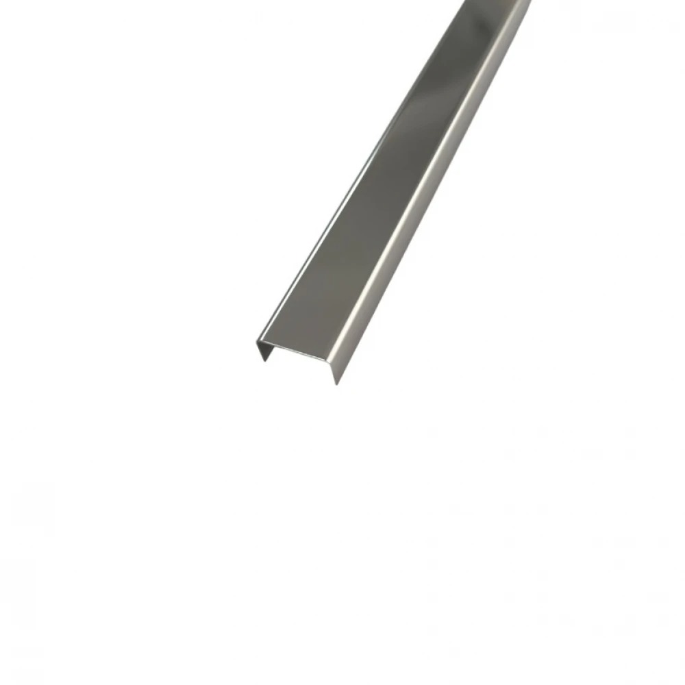 Profil U crom lucios 20mm