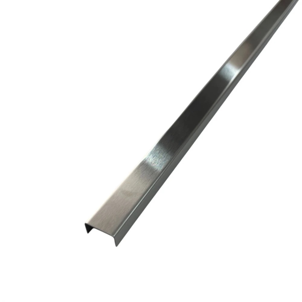 Profil U crom mat 15mm