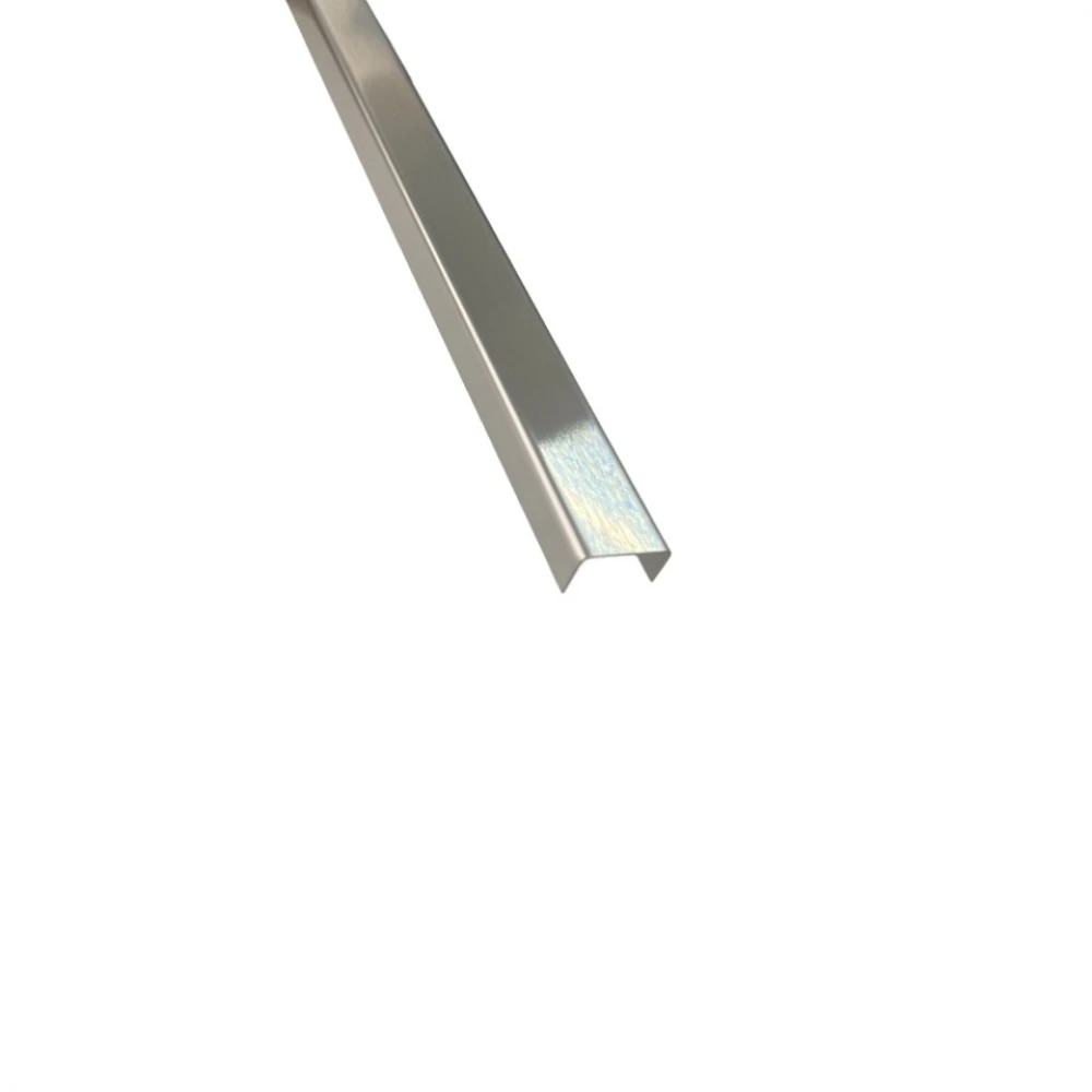 Profil U crom mat 15mm