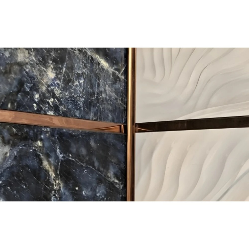 Profil U cupru lucios 30mm