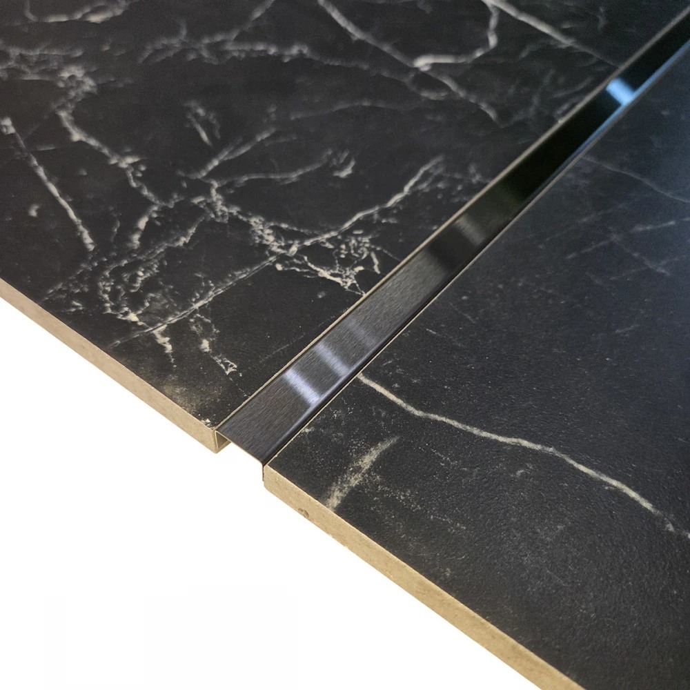 Profil U negru mat 15mm