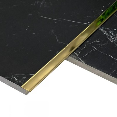 Profil T auriu lucios 15mm