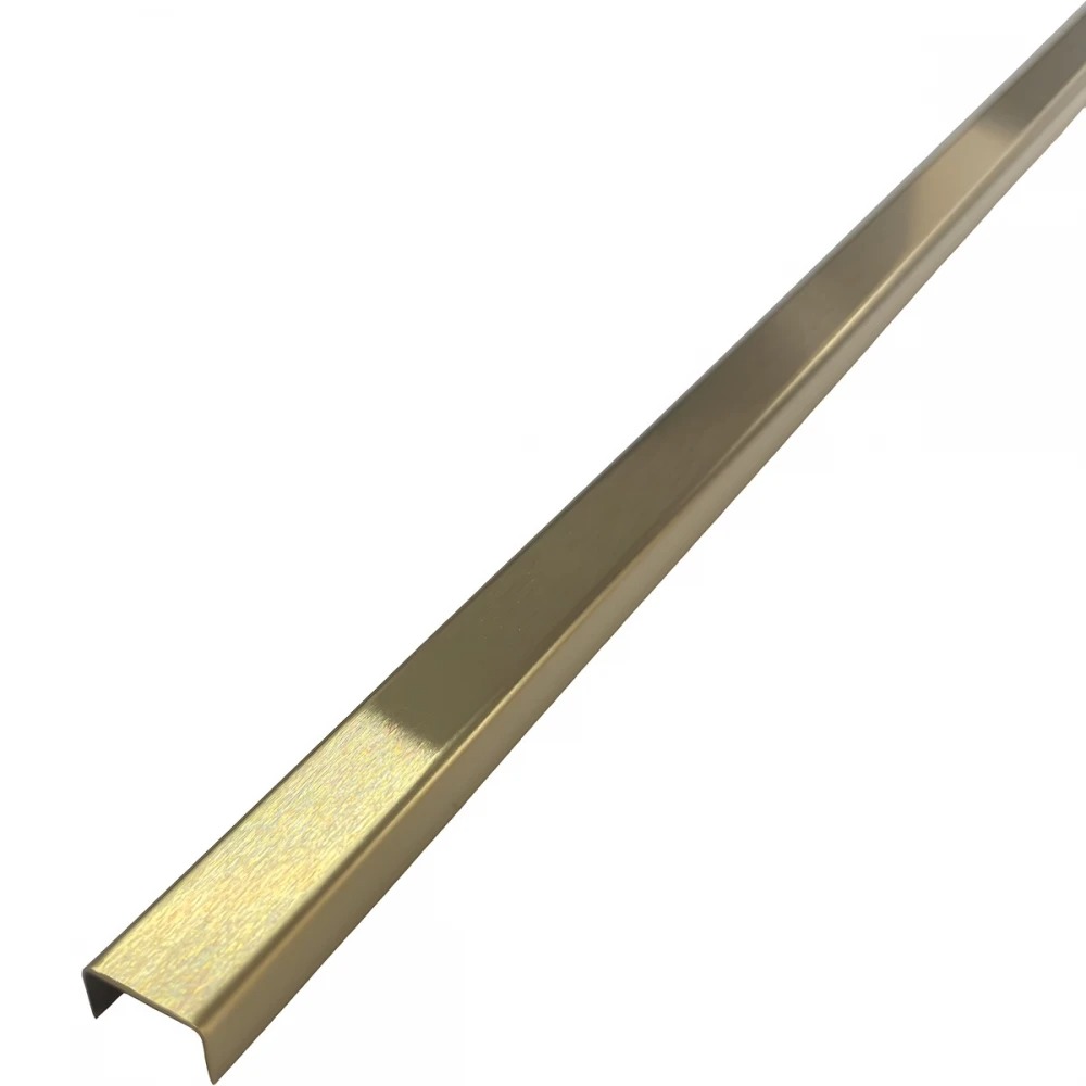 Profil U auriu mat 15mm