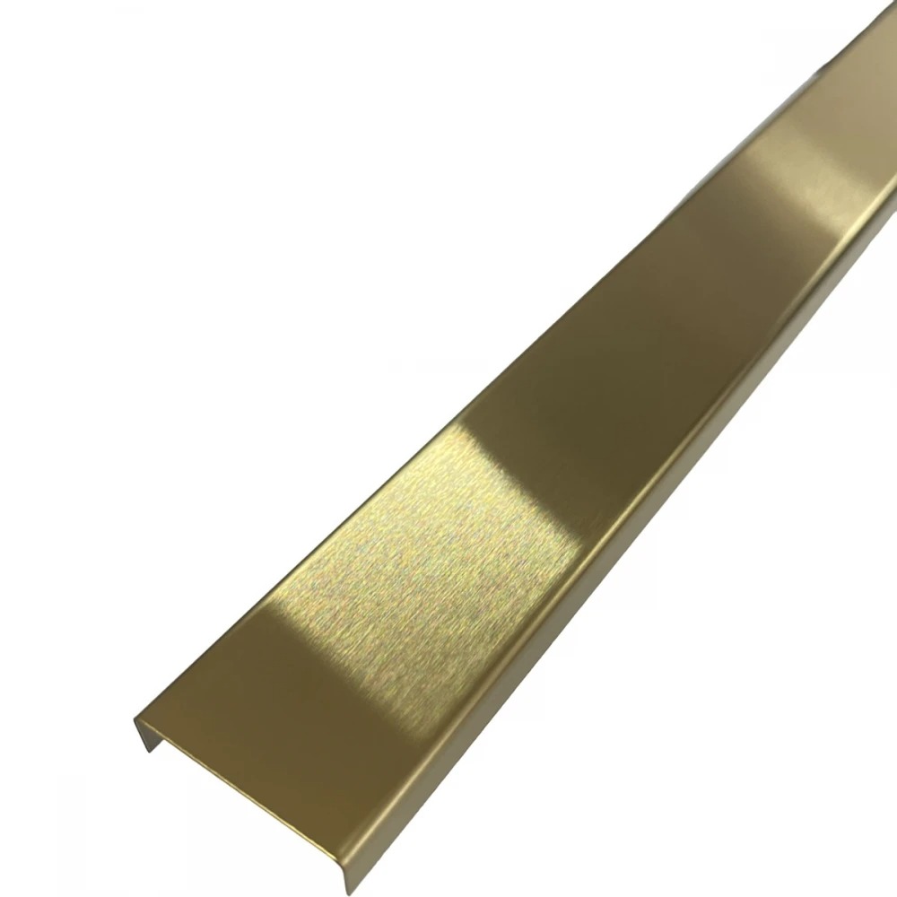 Profil U auriu mat 20mm