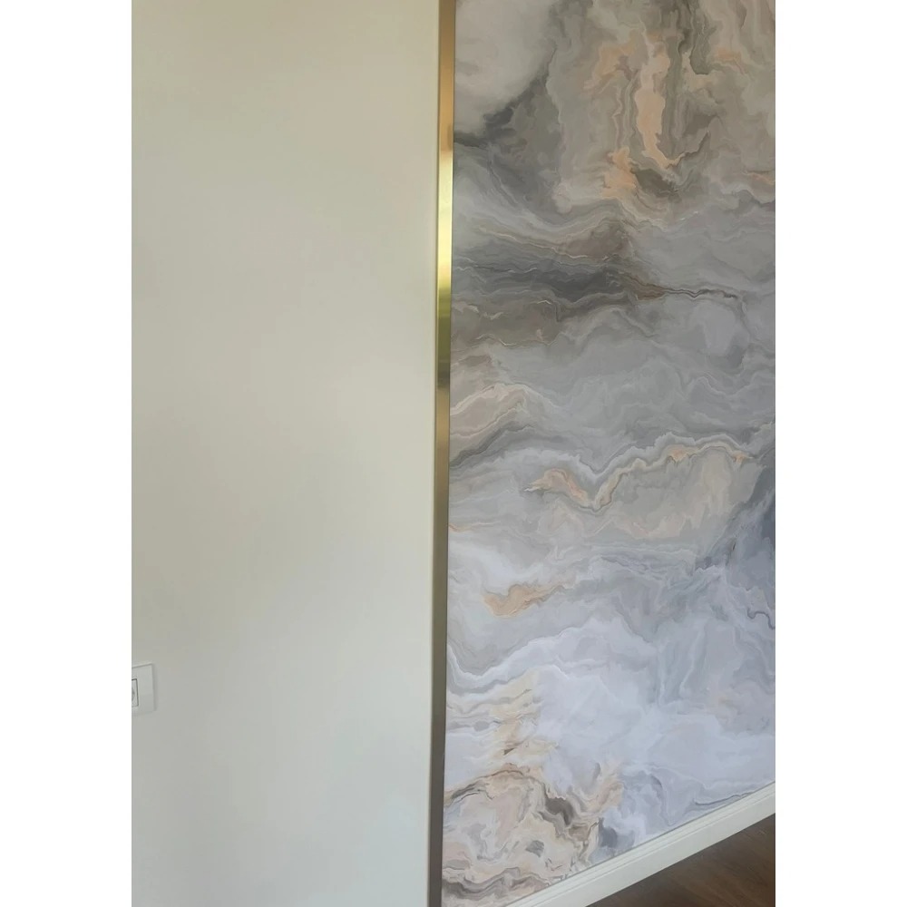 Profil U auriu mat 15mm